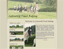 Tablet Screenshot of cotswoldtrailriding.co.uk